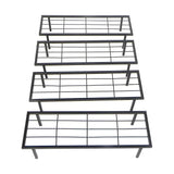 Metal Planter Stand – Set of 4 for Indoor & Outdoor, Flower Pot Holder & Balcony Rack