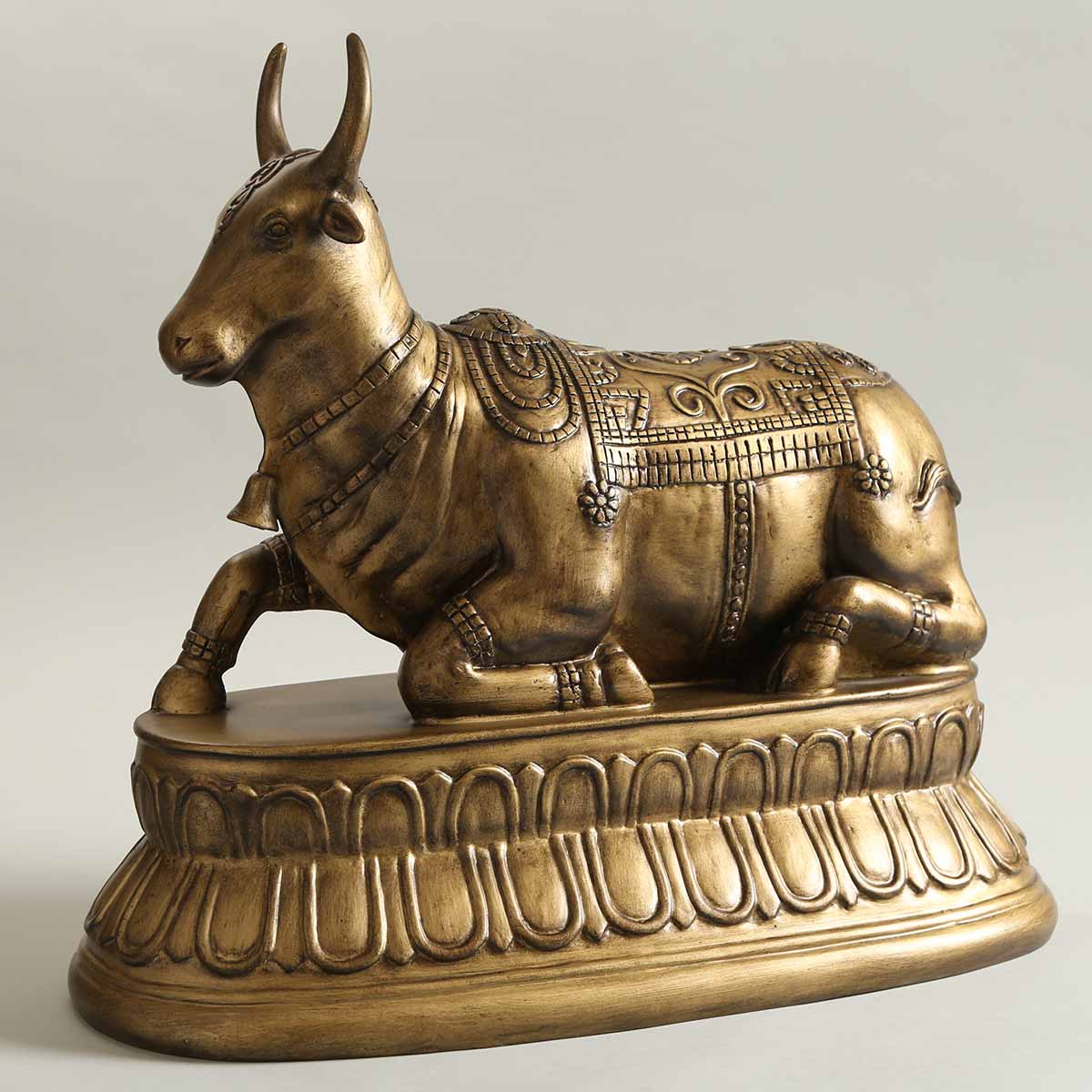 Nandi Antique Gold Sculpture